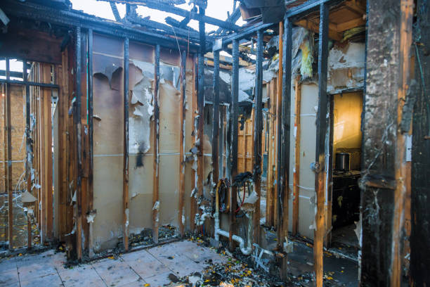 Professional Fire Damage Restoration technician working in Sammamish, WA